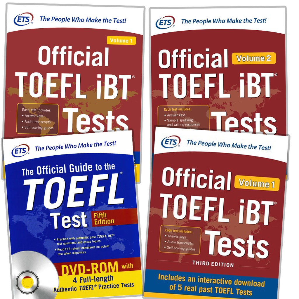 Paket 4 Ebook Toefl Ibt Ets New Edition With Audio Cd Terbaru Shopee Indonesia