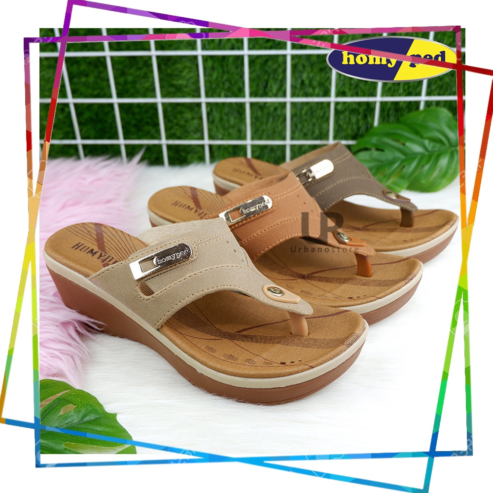 Sandal Wedges Fashion Wanita ORIGINAL HOMYPED SANDRA N71