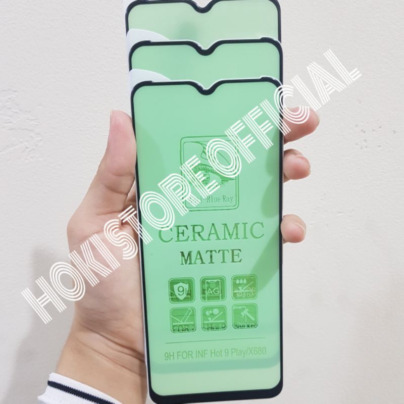 OPPO F9 - TEMPERED GLASS MATTE CERAMIC FILM ANTI BLUE RAY