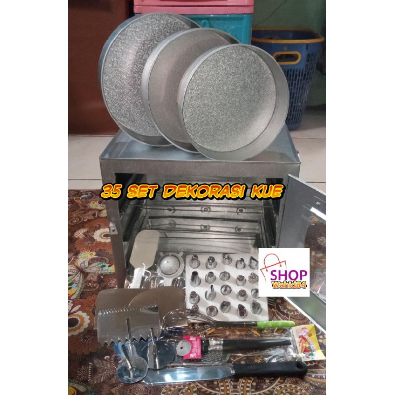 35 SET DEKORASI KUE/DEKORASI KUE PERNIKAHAN