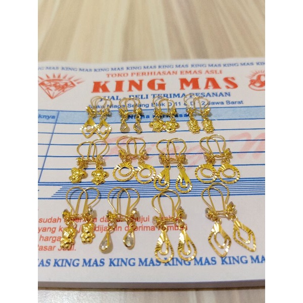 ANTING EMAS KADAR 300 ANAK DAN DEWASA