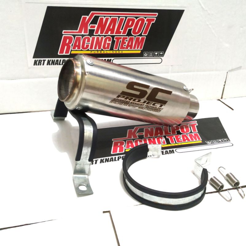 SLINCER KNALPOT SC PROJECT NINJA 250 FI GSX SATRIA VIXION CBR R15 150 VARIO NEW OLD MODIF RACING