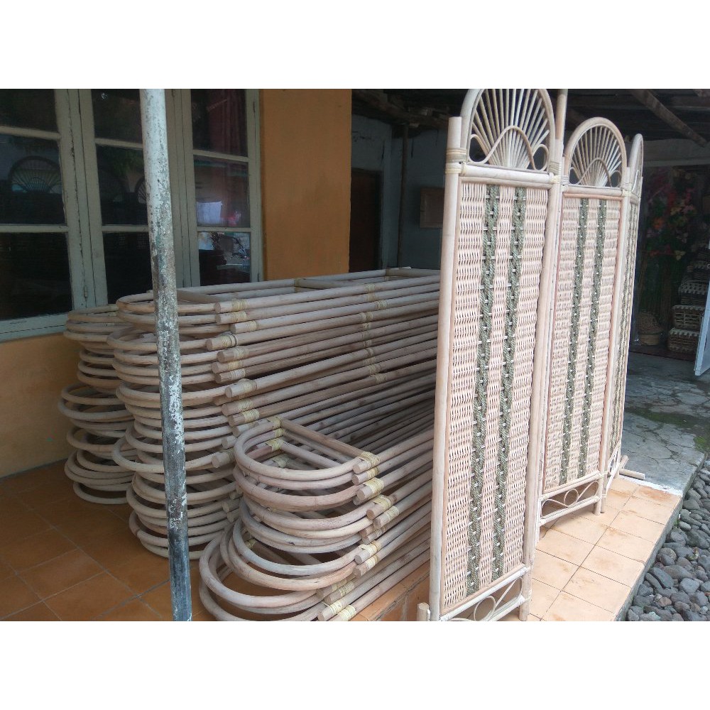 Sketsel Rotan Asli 5 Pintu  Ori