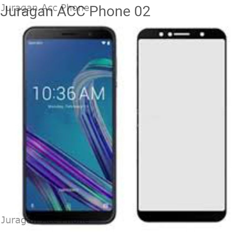 Tempered Glass Tg Anti Gores Full Cover Asus Zenfone Max Pro M1 Pelindung Layar Full Cover Asus M1 T