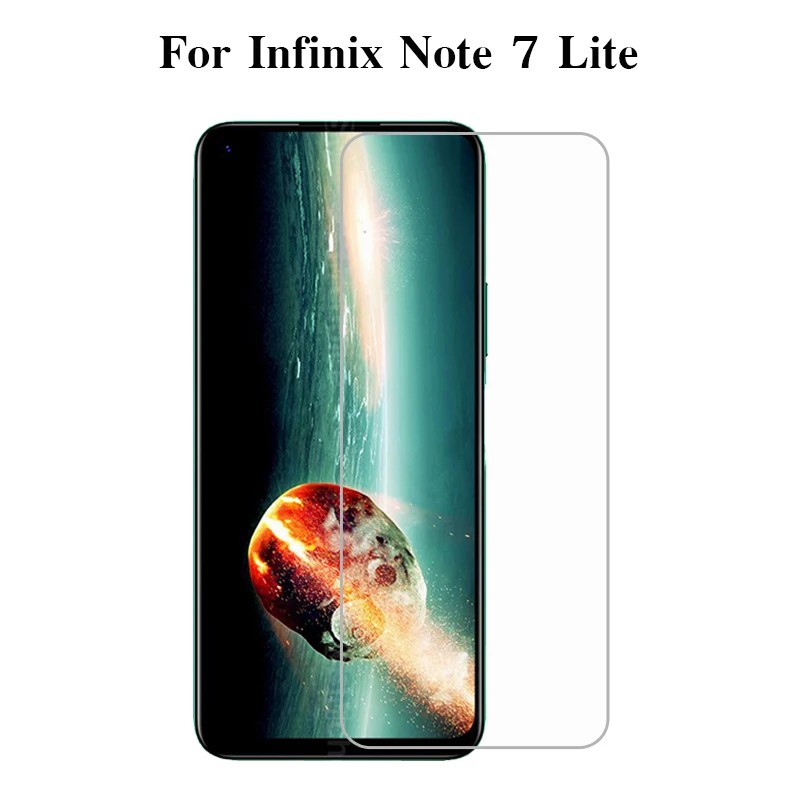 PROMO Tempered Glass INFINIX Note 7 Lite TG Layar FULL COVER Bening Premium / Anti Gores Kaca