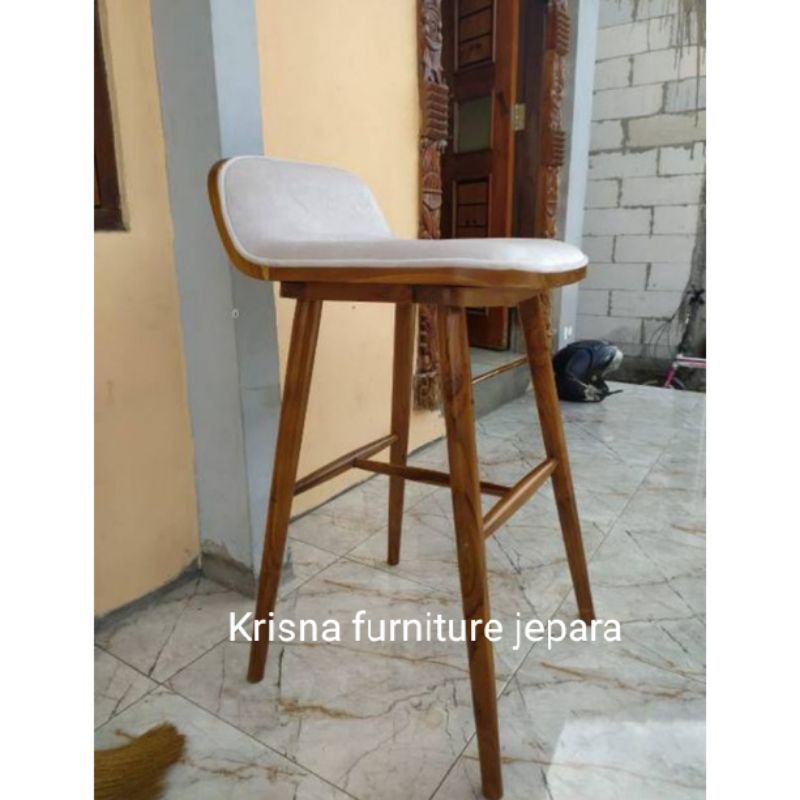 KURSI BAR JATI TUA KURSI CAFE/MEUBEL JEPARA/FURNITURE JEPARA
