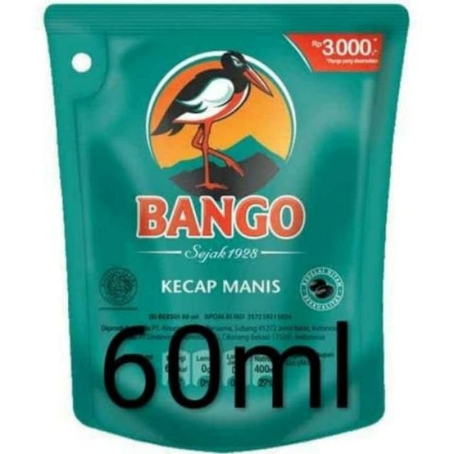 

BANGO Kecap Manis 60 Ml x 6 Pcs