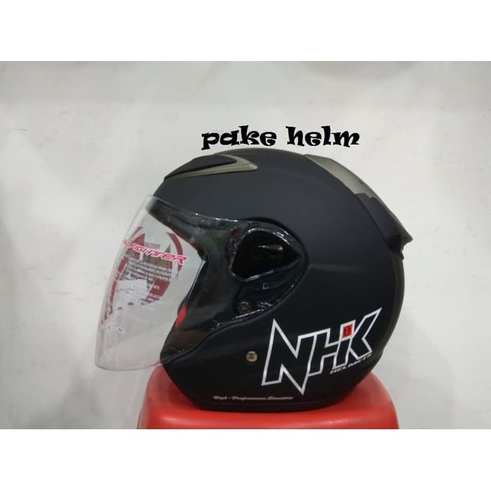 HELM NHK R6 SOLID HITAM DOFF R 6
