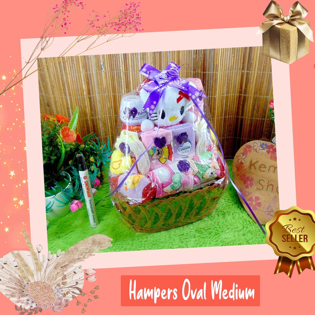 kembarshop TERLARIS paket kado oval medium bayi baby gift – parcel bayi – parcel kado bayi – kadom-1