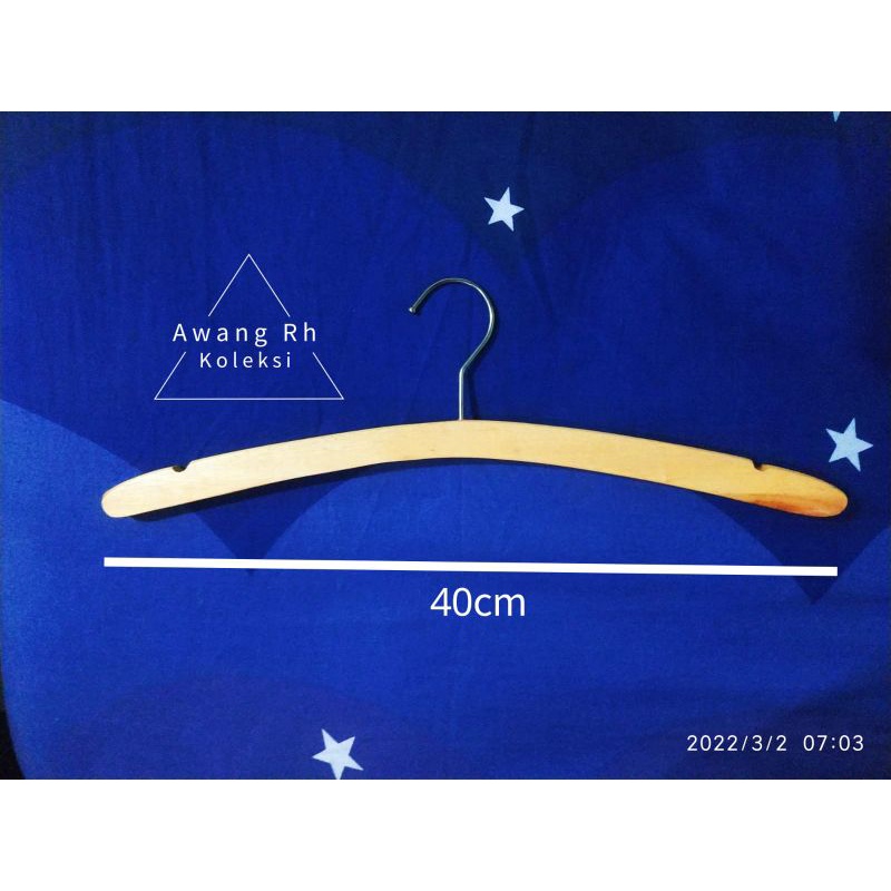 HANGER JAS / HANGER BAJU / HANGER KAYU / HANGER DISTRO