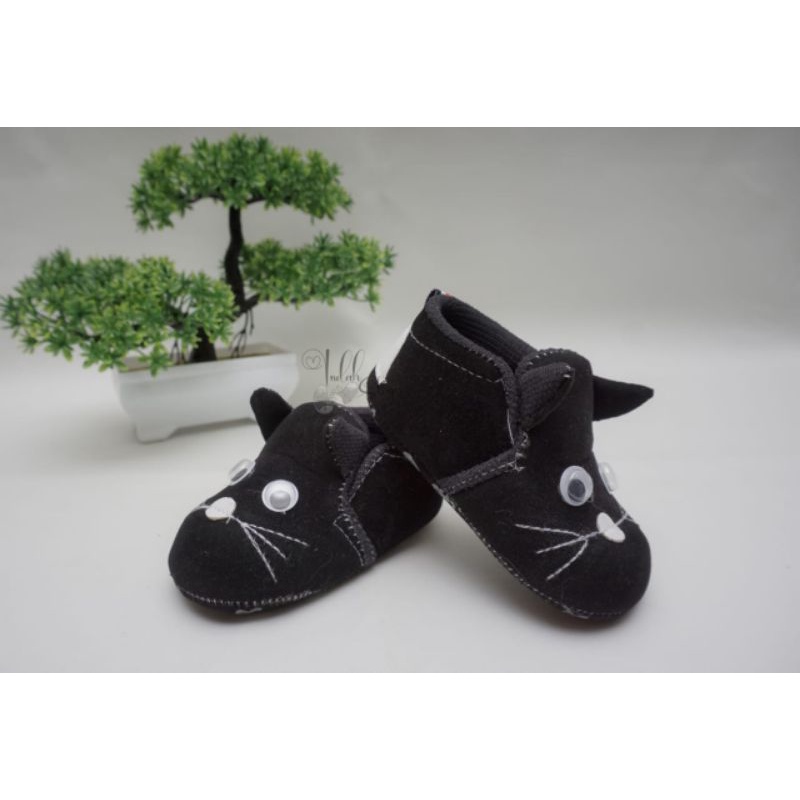 SEPATU BAYI kucing perempuan gendong girls sepatu bayi prewalker 1-12bln