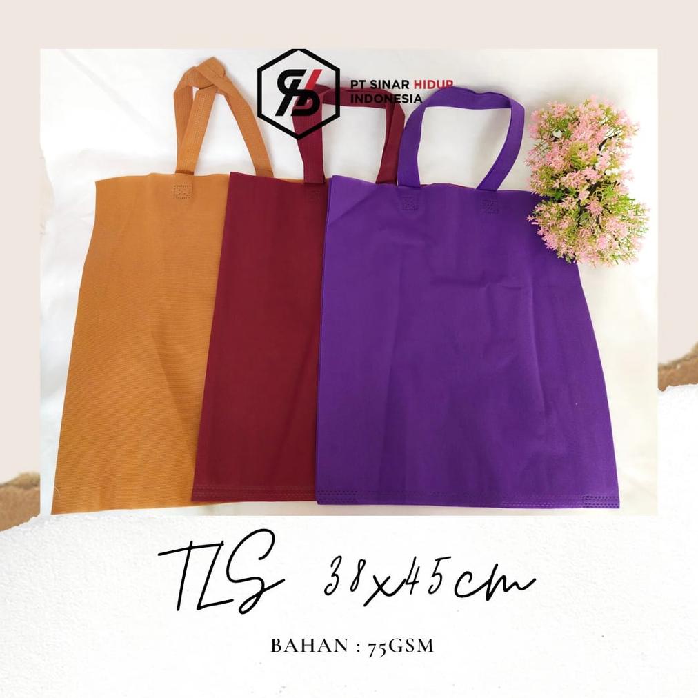 

Tas Kain Sponbound/ Goodie Bag/ Tas Press Tali / Tls 38X45 Perlusin
