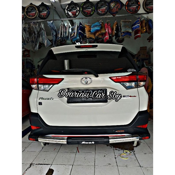 [ COD ] Bemper Belakang Stainless All New Rush Terios Th 2018 s.d 2024