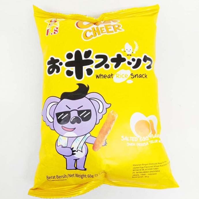

best seller] OLA CHEER SALTED EGG WHEAT RICE SNACK 60 G