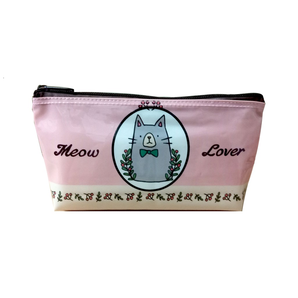 

OTB Pouch PVC Meow Lover/ Tempat Pensil Plastik