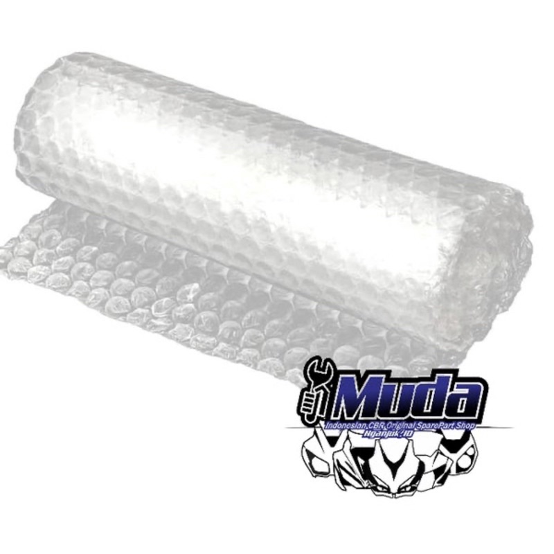 

BUBBLE WRAP TAMBAHAN AMAN PACKING BARANG FRAGILE COVER BODY MIKA LAMPU