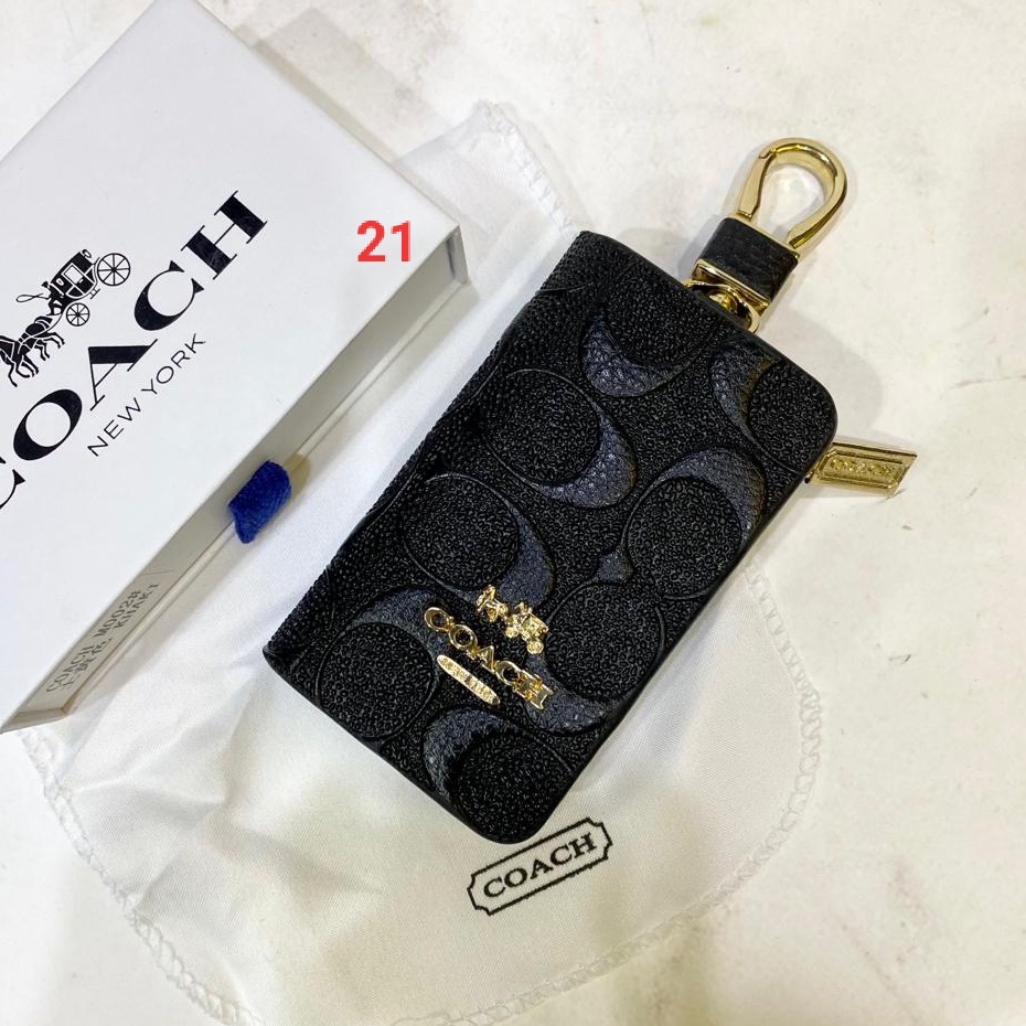 Coach Gantungan Kunci remot STNK mobil motor keychain premium