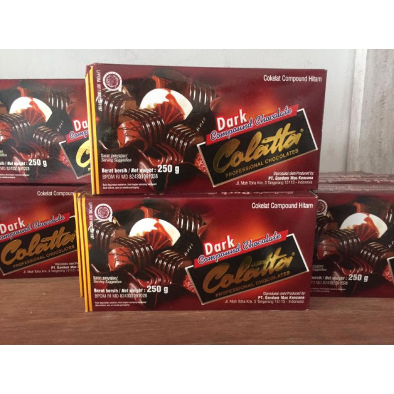 

Colatta dark coklat 250gr