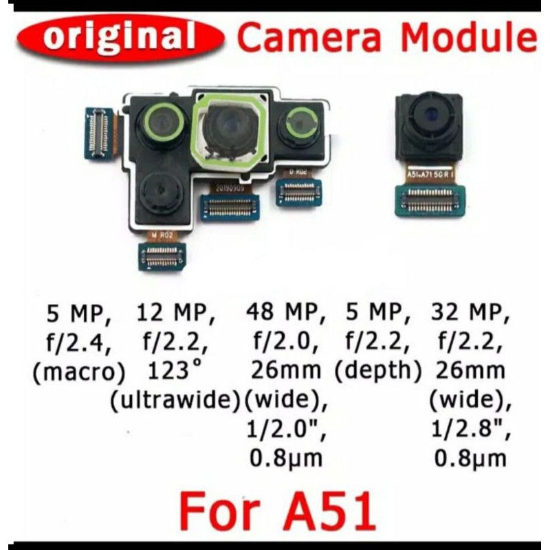 modul kamera belakang Samsung A51 original copotam