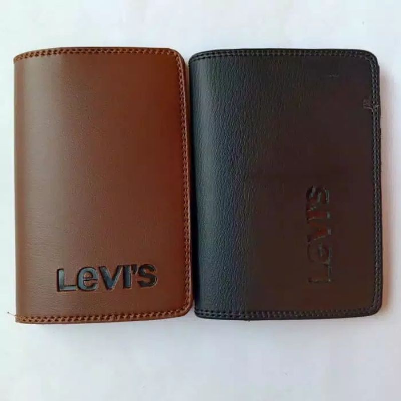 DOMPET PRIA KULIT LEVIS POLOS UKURAN TANGGUNG MURAH BERKUALITAS