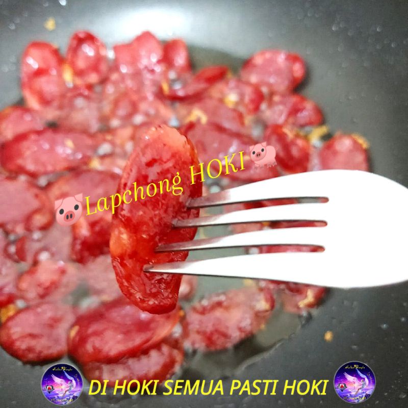 

Sosis Babi/Lapchiong/Lapchong Bangka Hoki FLC 1/2kg