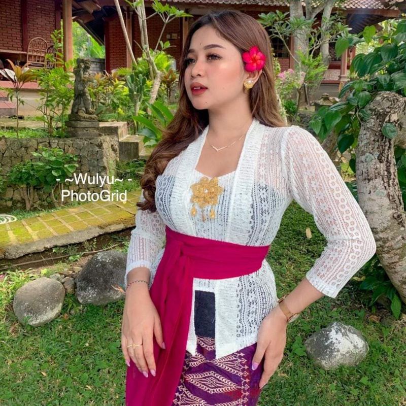 kebaya brokat Korea lace terbaru