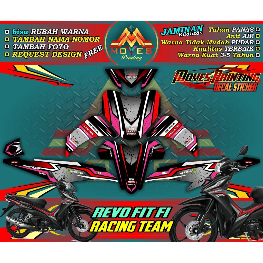 stiker revo decal stiker revo fit fi decal stiker revo fit fi full body stiker motor revo fit fi