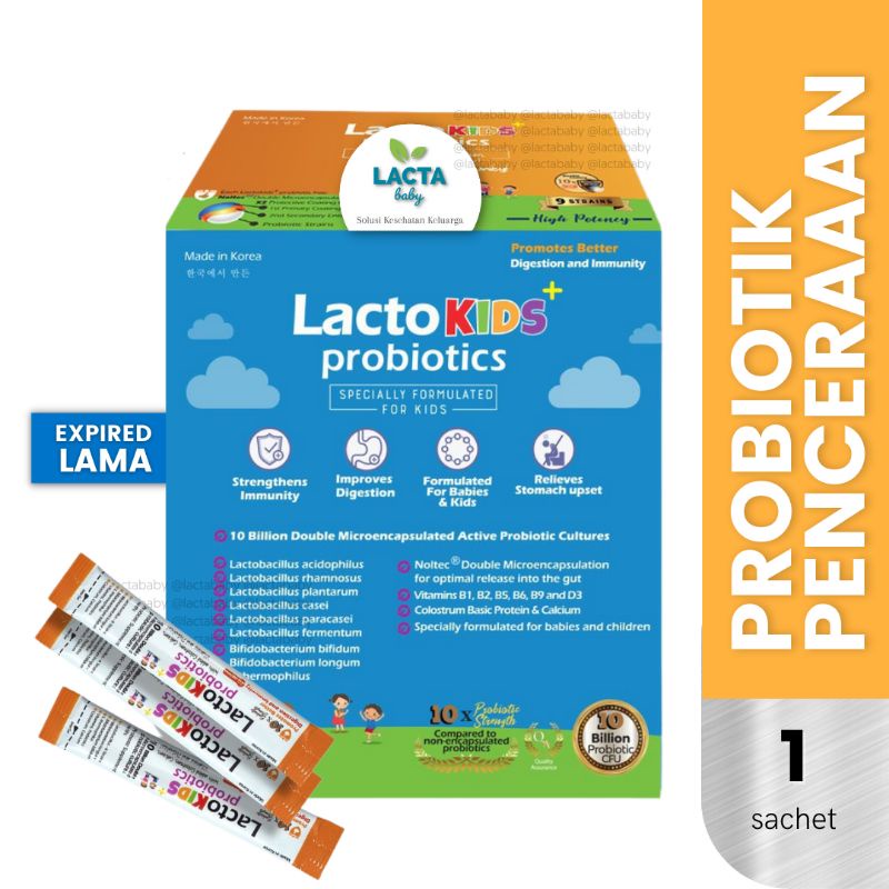 Lactokids Probiotics per sachet | Probiotic | Probiotik Anak | Lactomin