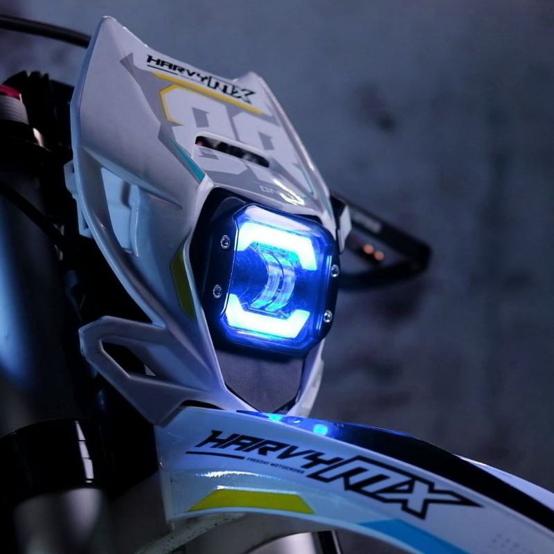 SPAKBOR DEPAN HRV BETA CRF 150 L HEADLAMP BETA CRF 150 L SLEBOR DEPAN TRAIL SUPERMOTO REFLEKTOR LAMP