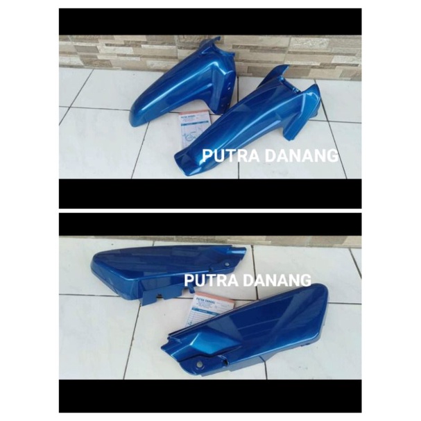 Spakbor Slebor Depan A dan B Full Set Spakbor Slebor Belakang Astrea Honda Grand Bulus Legenda Biru 