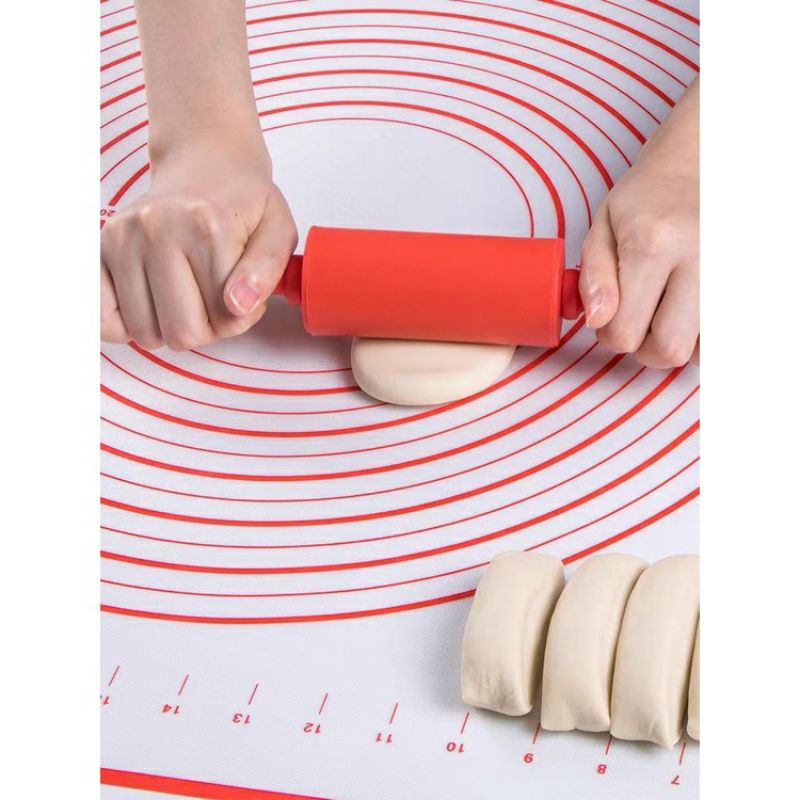 ~ PIYOSHI08 ~ Rolling Pin Silicone Mini 23cm Penggilas Adonan Mini PD101