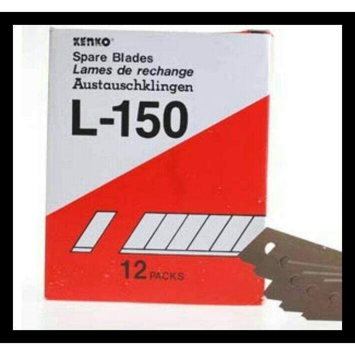 

Isi Refill Cutter Kenko L 150 Cutter Besar Isi 5 Pisau Terbatas