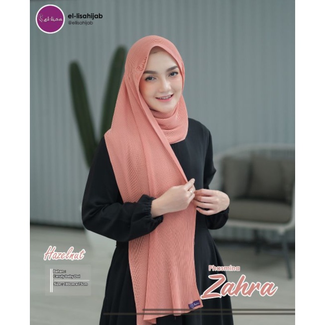 Pashmina Zahra full plisket by El-lisa