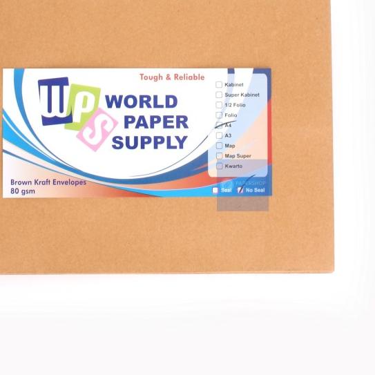 

✧ HOT PROMO!!! Amplop Coklat Ukuran A4 WPS ( 30 x 22 cm ) ♕
