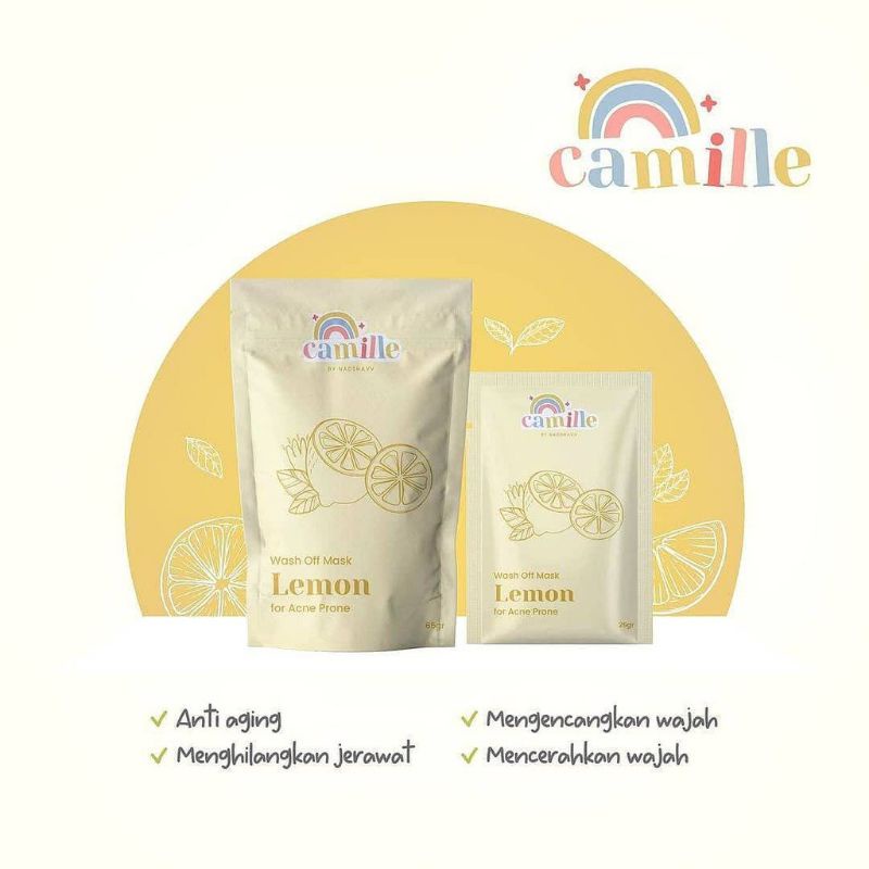 [FREE GIFT] BPOM APPROVED ✅ CAMILLE BEAUTY WASH OFF MASK-6