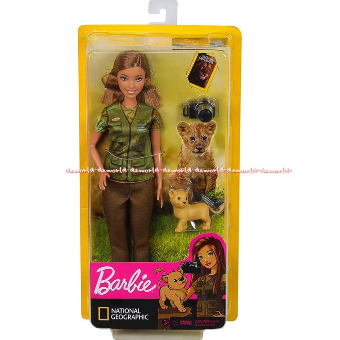 Barbie National Geographic Petugas Penjaga Hewan Kebun Binatang