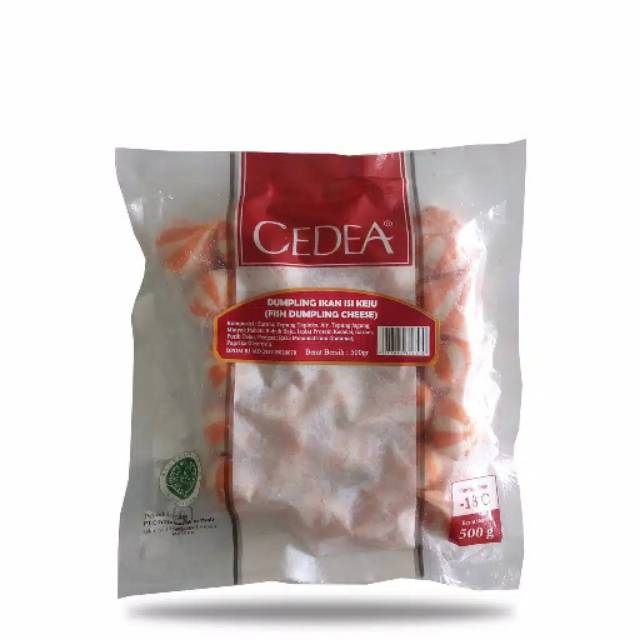 

Cedea dumpling ikan isi keju