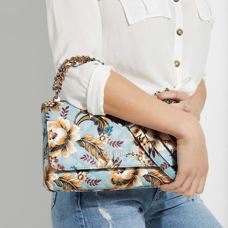 GUESSS Melise Flap Crossbody Bag