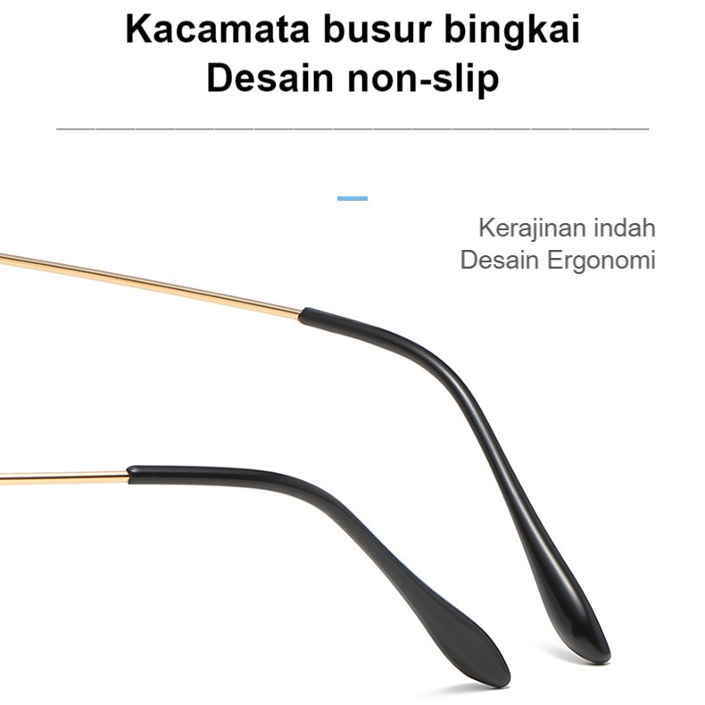 ITS Kacamata Photochromic Perubahan Warna 2 in 1 Fashion Kacamata Hitam Cahaya Anti-Biru Anti Radiasi Cocok untuk bekerja, di luar ruangan, di dalam ruangan