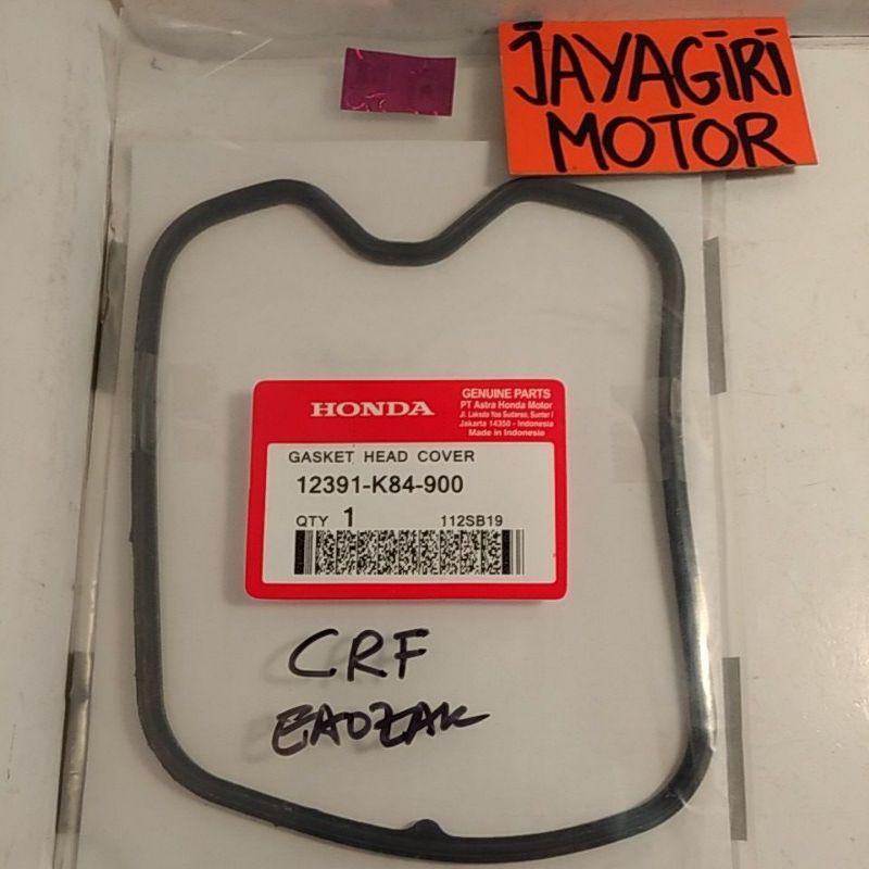 Karet Seal Silinder Head Honda CRF Paking Gasket Oring Packing Blok Cylinder Cover Ori 150 250 Trail