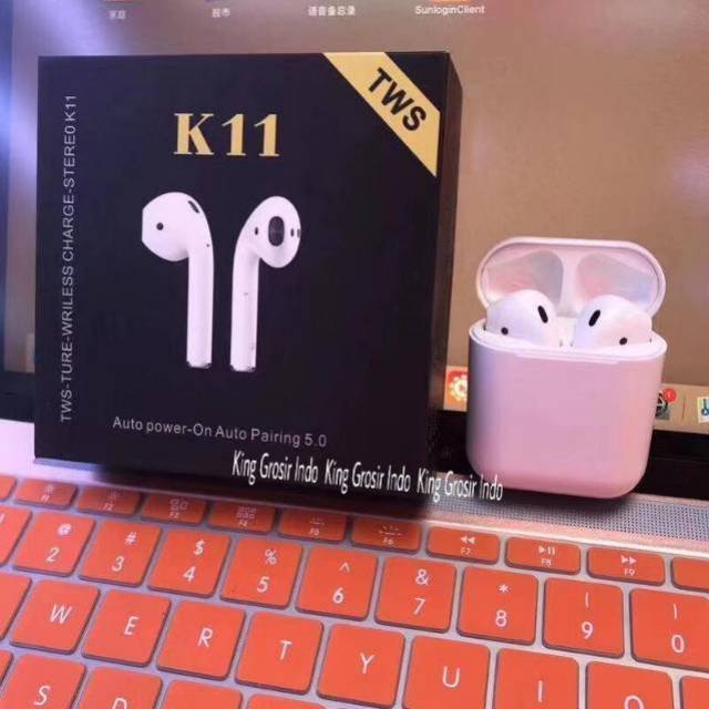 Headset Bluetooth K11 TWS Touch True Wireless Earphone K11 TWS Touch