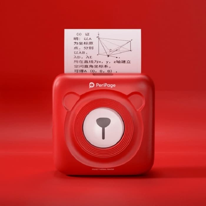 PERIPAGE POCKET PRINTER PORTABLE THERMAL STIKER LABEL / PRINTER THERMAL / PRINTER TERMAL