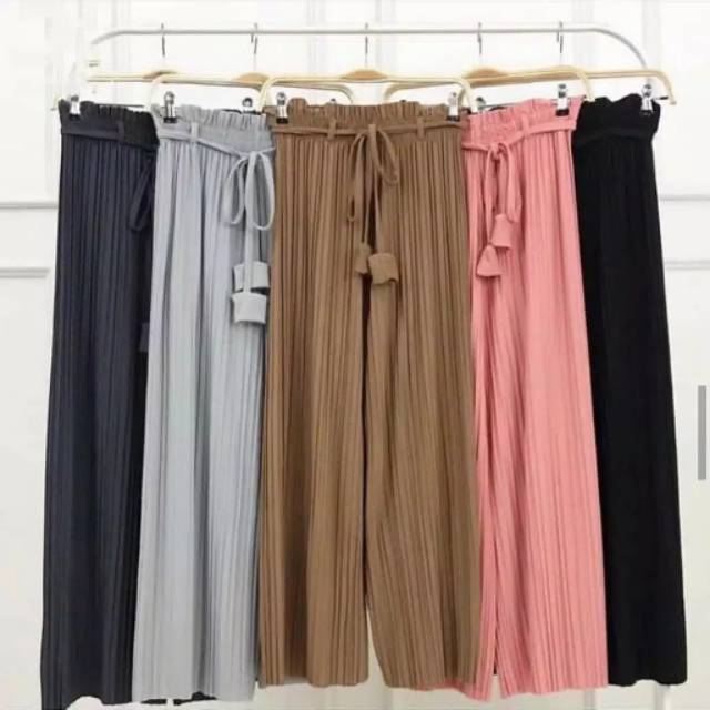 Kulot plisket premium/rok plisket payung