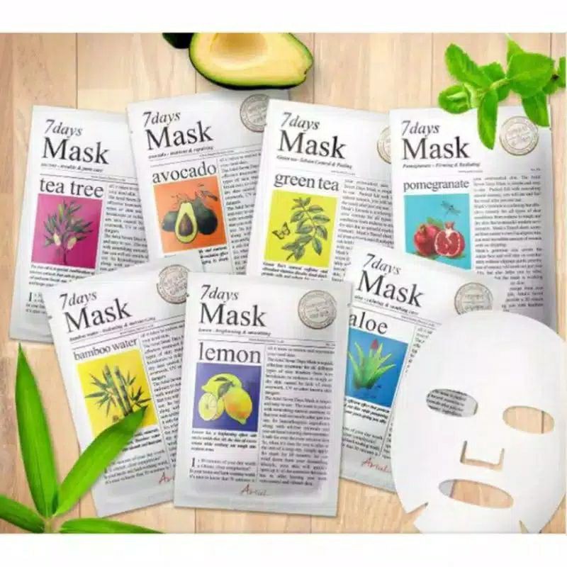 ☃️Cutezz_ching1☃️Ariul 7 Days Sheet Mask 20g - Masker Wajah