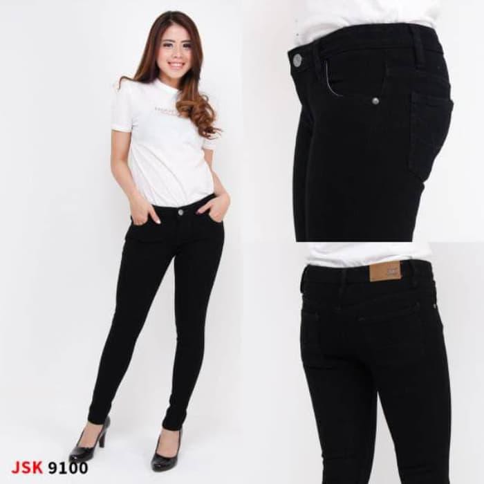 Sangat Laris Celana Jeans Wanita 9101 / Celana Levis Wanita Original (5 Warna) - Biru, 27