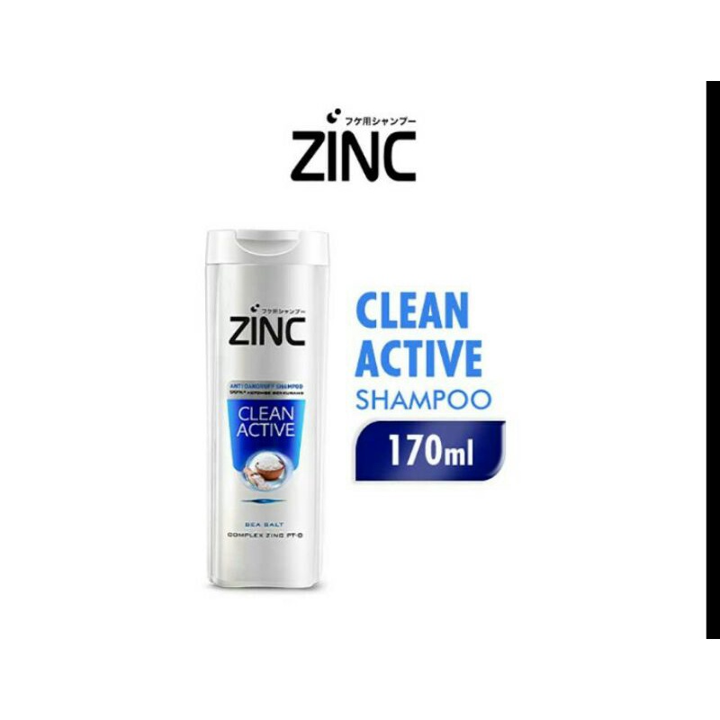 ZINC Shampoo Anti Dandruff Clean Active 170 ml