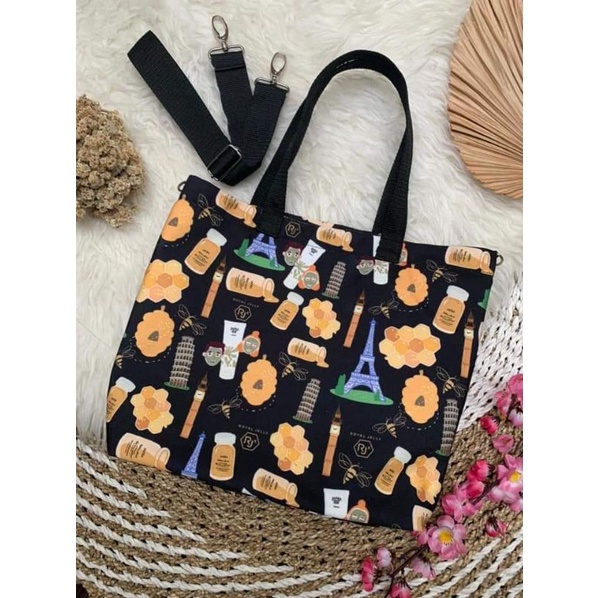 Tote bag Jafra dan Jaket Jafra Ideku mand made