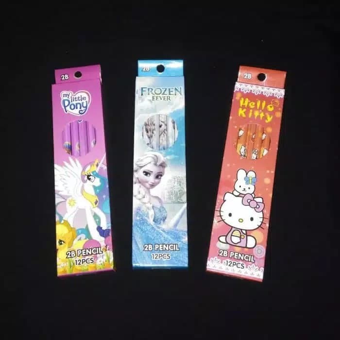 

Murah Pensil 2B/Pencil 2B/Pensil Karakter/Alat Tulis Anak/Pensil Set Diskon