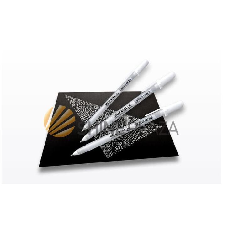 

HAS Sakura Gelly Roll Classic White Gel Pen Set - Pulpen Gel Putih Set Ready Stock