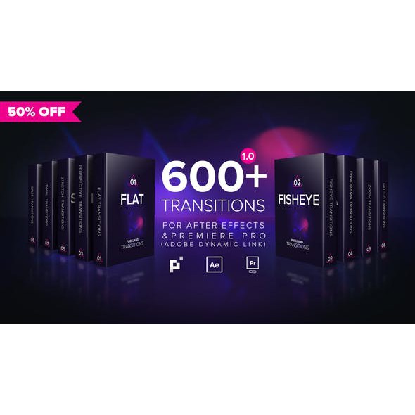 Videohive Pixelland Transitions Pack 22124846